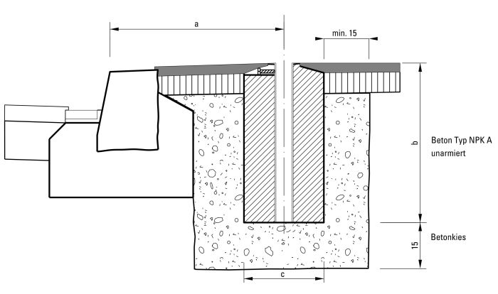 CAD-Zeichnung Querschnitt